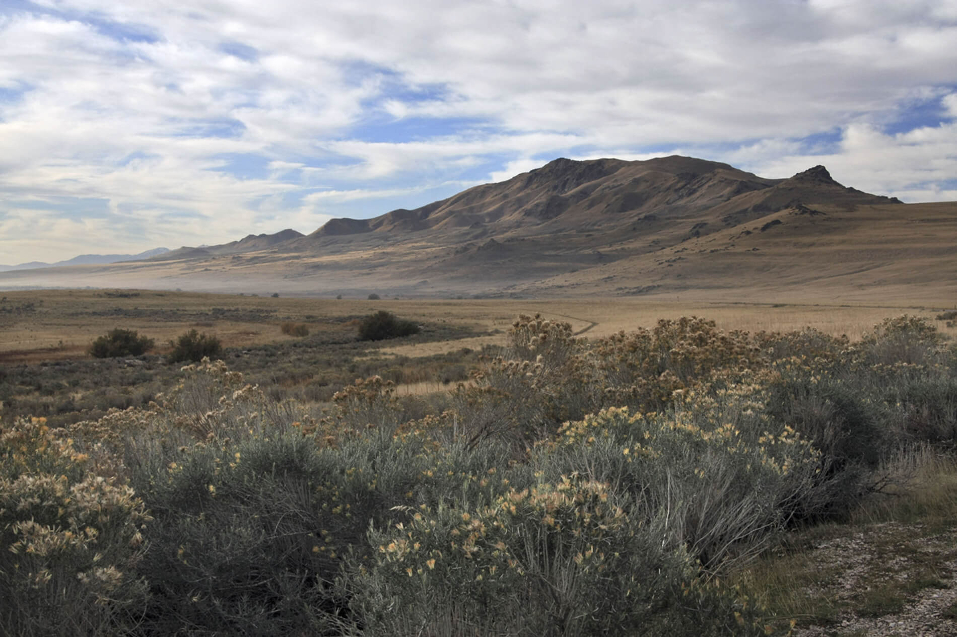 Frary Peak on Antelope Island where runners will do a 10k time trail trail race.